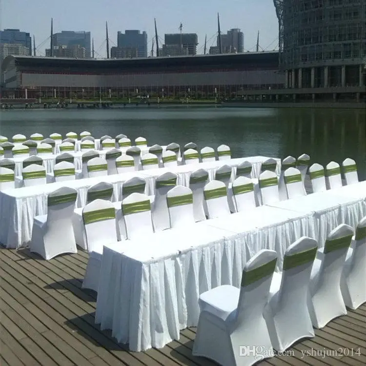 Universal White spandex Wedding Party chair covers   lycra  cover for   Banquet many color