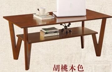 Contracted sitting room tea table, solid wood small family modern small tea table. The simple fashion office tea table