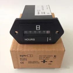 SYS-1 AC100-250V Electromechanical Hour Meter Counter