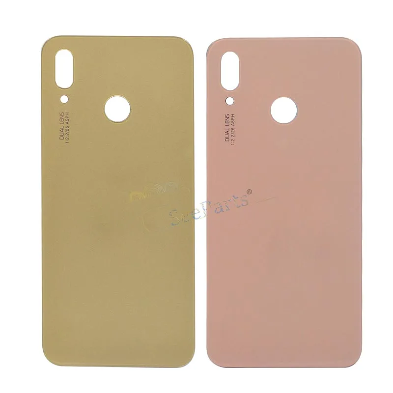 For Huawei Nova 3e P20 Lite Back Battery Cover Rear Door Housing Case Glass Panel Replacement For Huawei P20 Lite Battery Cover