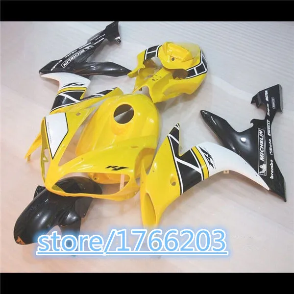 

Желто-черный обтекатель комплект для YZFR1 04 05 06 YZF R1 2004 2005 2006 YZF1000 yzfr1 комплект обтекателей Ning