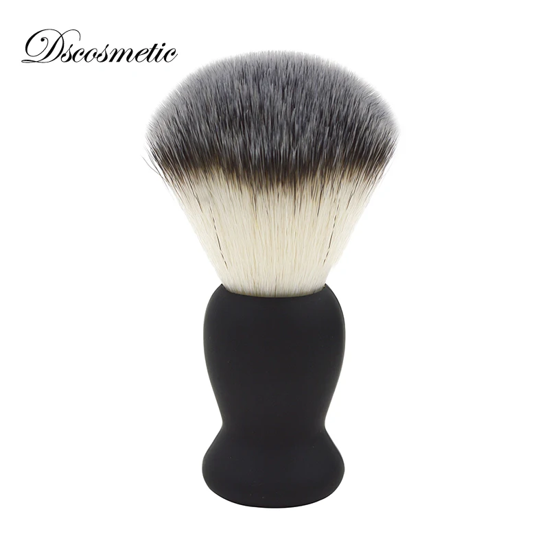 Dscosmetic Synthetic  hair from rubber handle china shaving brush  hot sale hight quality  traditional shaving