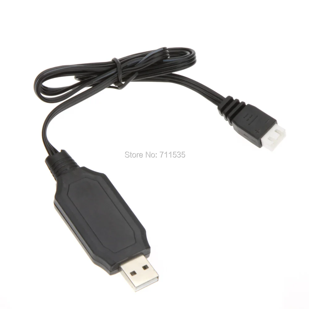 7.4V Lipo Battery USB Charger Cable For WLtoys V912 V913 V915 V262 V323 V333 V666 MJX F45 F49 F46 F39 T40C T23 RC Helicopter Toy