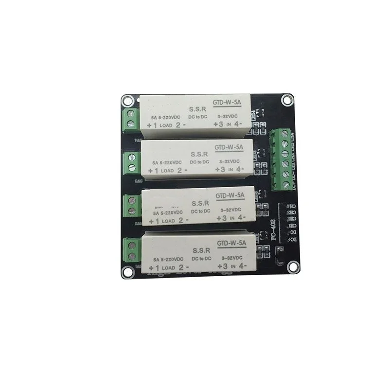 NEW 4 Channel SSR Solid State Relay low Trigger 5A 0-2V DC-DC Arduino Uno R3