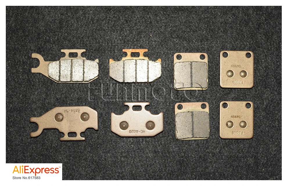 

4 PAIRS BRAKE PAD OF HISUN700 ATV,IT ALSO SUIT FOR MASSIMO/ SUPERMACH /COLEMAN/ MENARDS YARDSPORT UTV