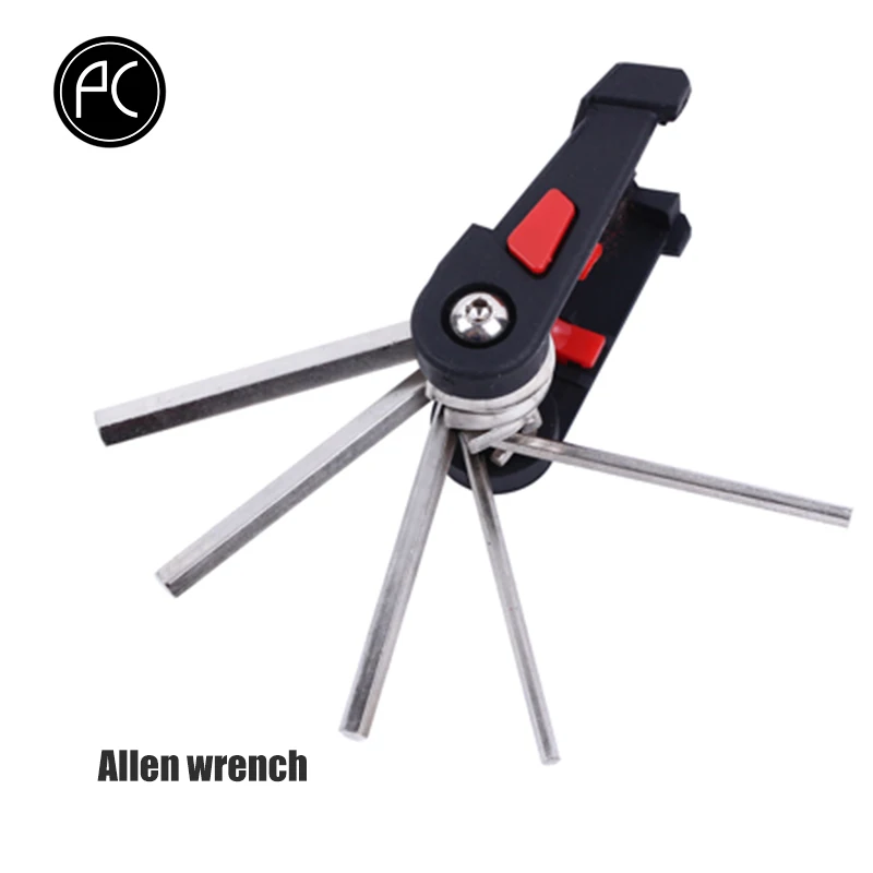 PCycling 18 In 1 Bike Bicycle Multi Repair Tool Set Kit Hexagon Screwdriver Wrench Set Chain Rivet Mountain Cycle Tool Sets