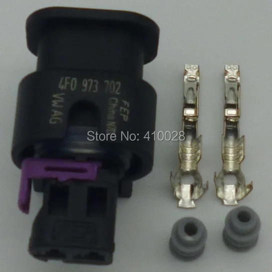 shhworldsea 5/30/100sets 2pin 1.5mm  connector auto socket  4F0 973 702 for VW&Audi