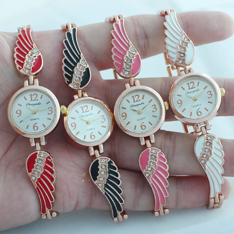 wholesale lots bulk 10pcs/Lot Fly Angel Wings Elegant Jewelry Popular Luxury Fashion Women's Casual Watch Quartz Wristwatches