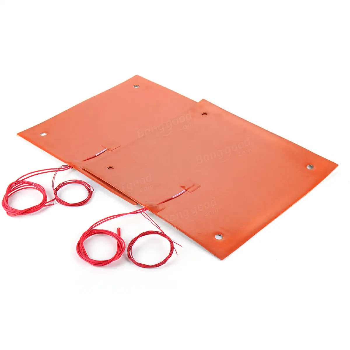 Silicone Heater 750w 220v 310*310mm Silicone Heated Bed 3M adhesive Heating Pad for CR-10 cr10s 3D Printer hotbed parts