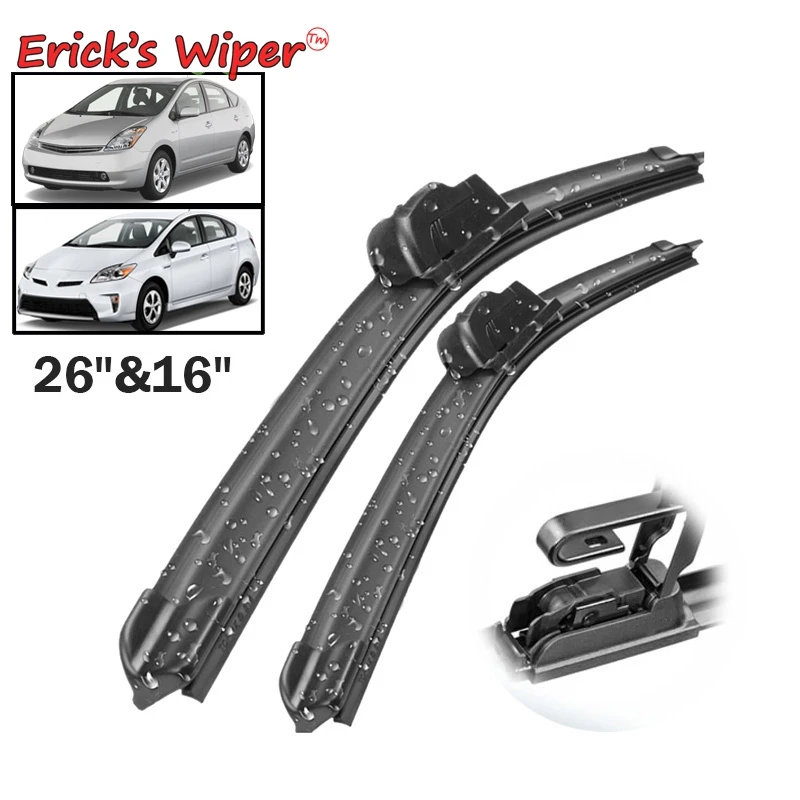 Erick\'s Wiper Front Wiper Blades For Toyota Prius 2003 - 2015 Windshield Windscreen Clean Window Car Rain Brushes Nature 26\