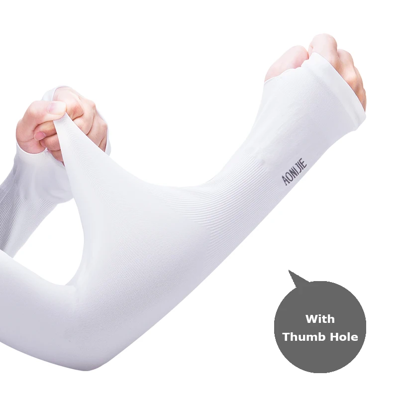 With Thumb Hole Whit