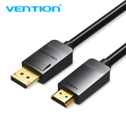 Vention Adapter Cable DP Male to HDMI Male 1080 Cable Adapter Converter Video Cable for PC Laptop for Mac Displayport to HDMI 3m