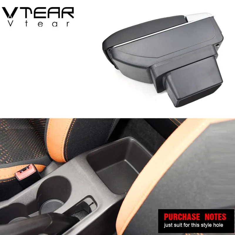 Vtear For Chery Tiggo 2 3x Armrest Leather Arm Rest Usb Interface Storage Box Car Accessories Decoration Car-Styling Abs 2016 18