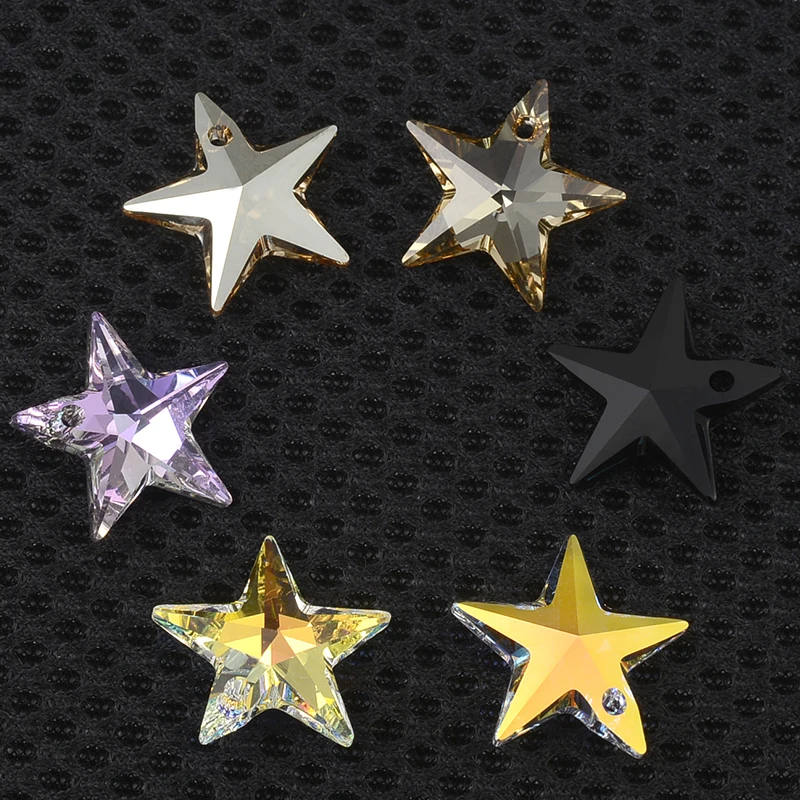 (1 piece) Original Crystal from Austria 6714 Star Pendant Loose Beads Rhinestone for DIY Jewelry Making