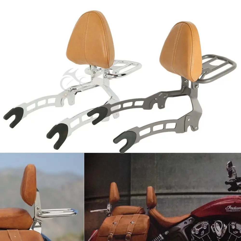 

Quick Release Sissy Bar Passenger Backrest For Indian Scout 2015-2024 Sixty 2016-2024 ABS 2019-2024 Motorcycle