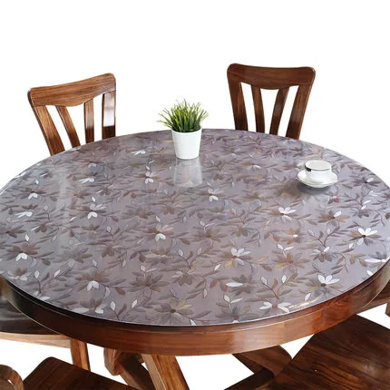 1.5mm thick pvc table cloths transparent home kitchen oilproof table covers oil tablecloth glass soft cloth placemats placepads