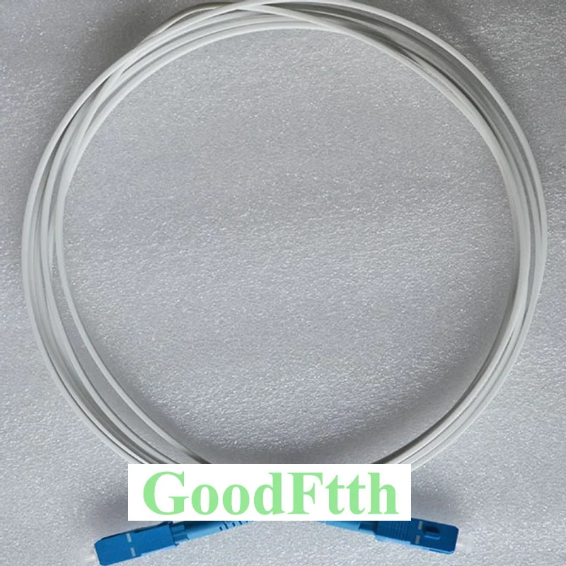 

Indoor Drop Cable Patch Cord SC-SC UPC SM G657a White LSZH 1core GoodFtth 1m 2m 3m 5m 10m 15m