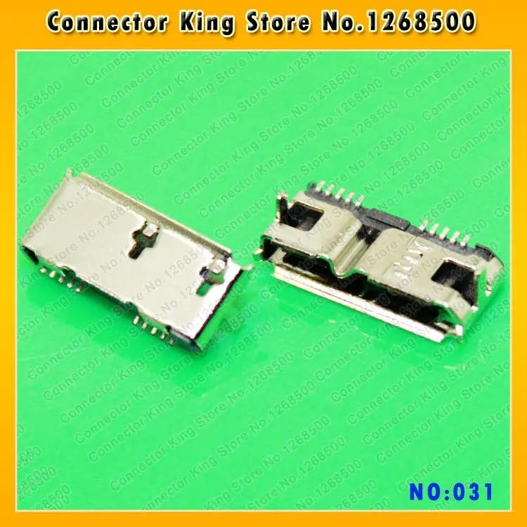 Micro usb 3.0 connector type B connector for repair mobile / Tablet PC / MP3 / MP4 / MP5,Prongs ,Straight mouth,MC-031