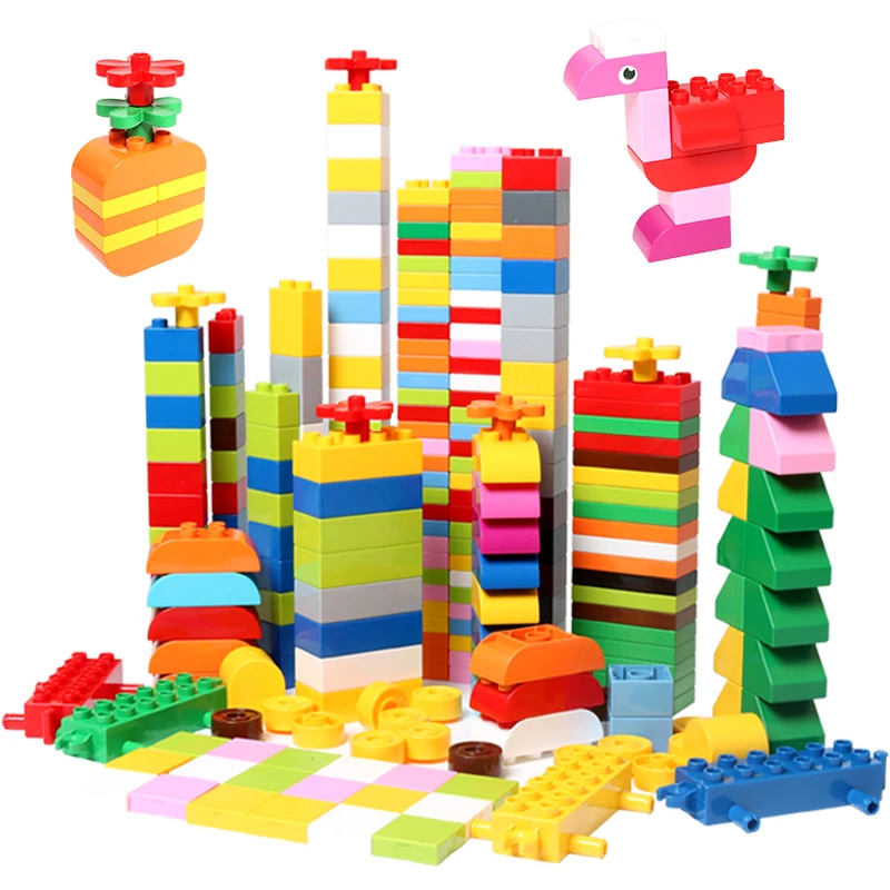 

DIY Big Size Building Block Parts Classic Accessories Big Particle Assembly Blocks Brick Construction Toys For Children Gift