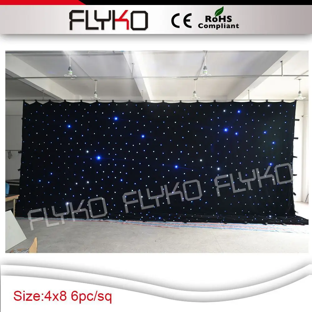 

Free shipping 4m x 8m china suppliers christmas led lights star curtain