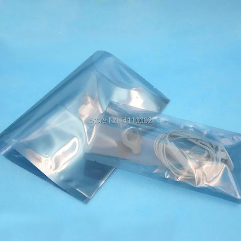 

600Pcs/Lot 12*16cm Antistatic ESD Shielding Data Line Pack Bags Open Top Electronics Storage Anti-Static HDD Plastic Pouch