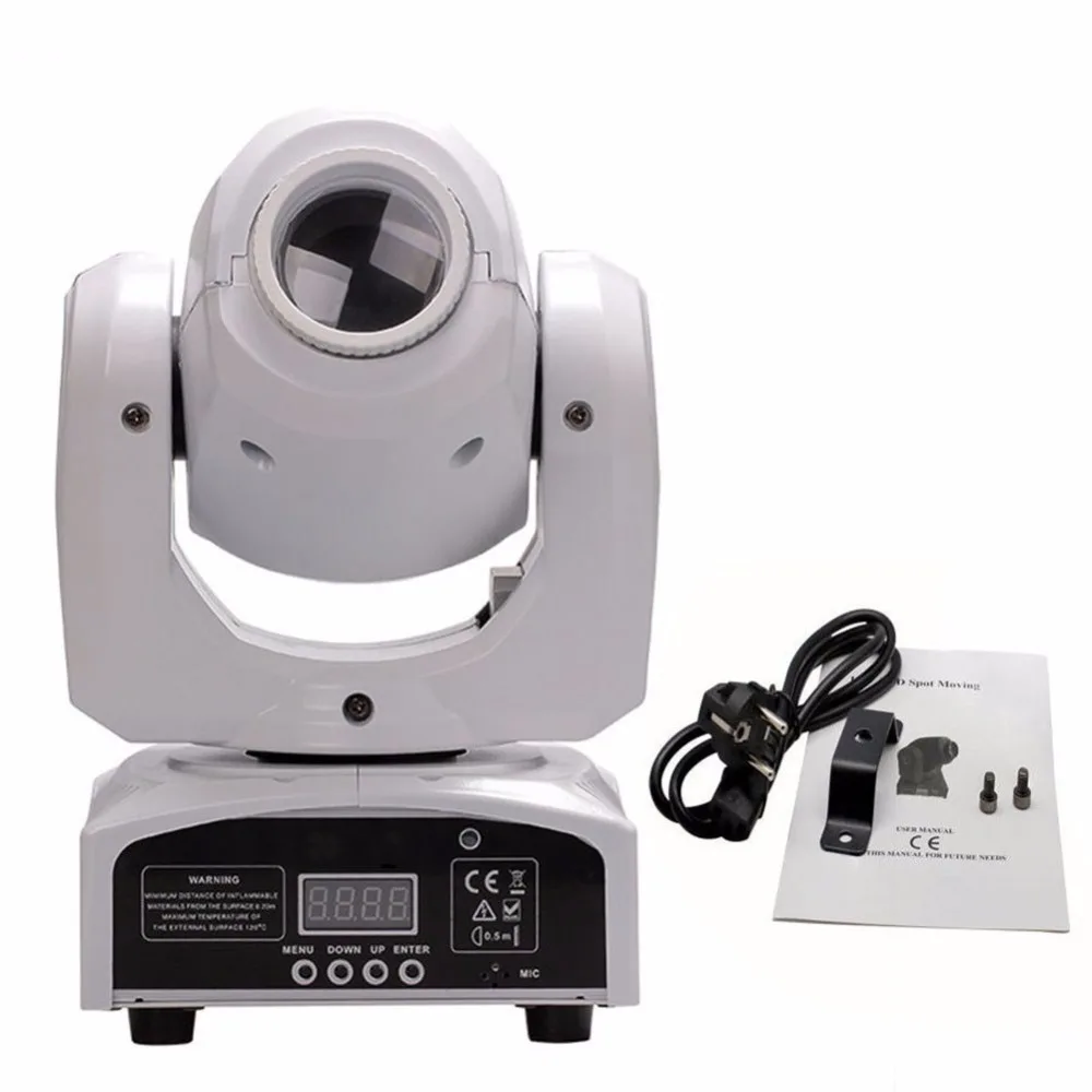 Fast shipping white shell 60W Led spot moving heads china mini 60W gobo moving head light white color