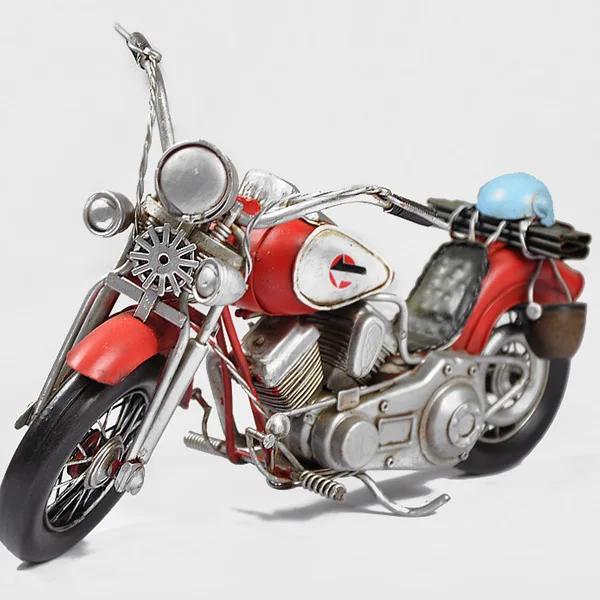 Retro motorcycle model metal ornaments metal crafts ornaments home pendulum variety of optional gift