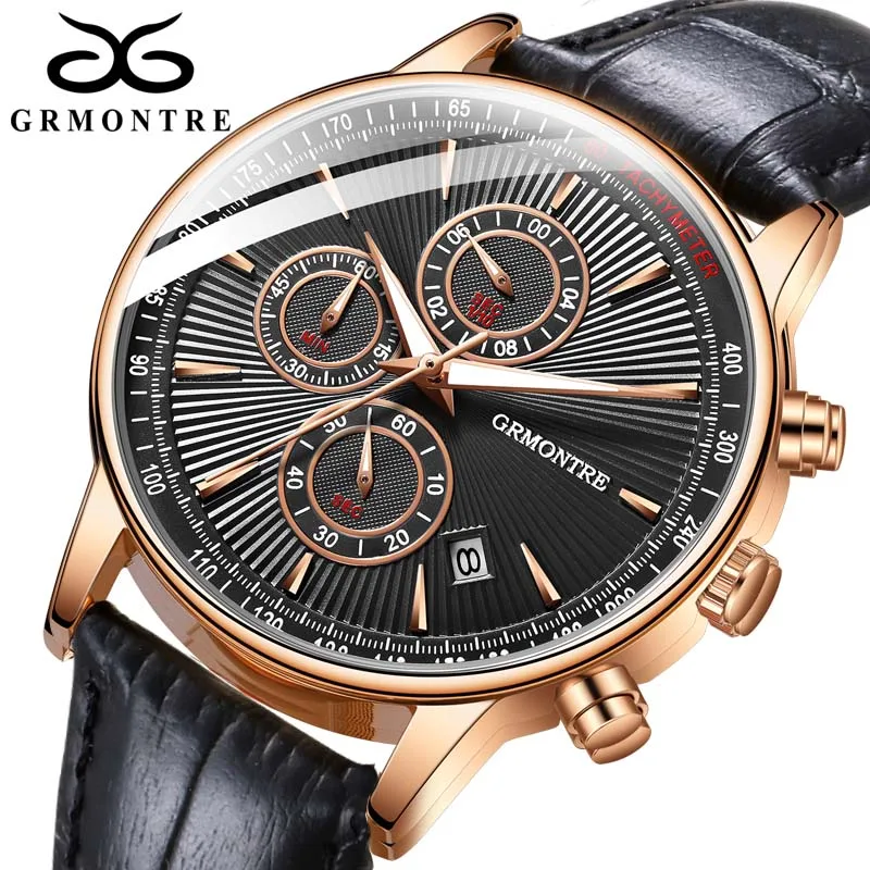 

Top Brand Luxury Chronograph Quartz Watch Men Sports Watches Military Army Male Wrist Watch Clock GrMontre relogio masculino