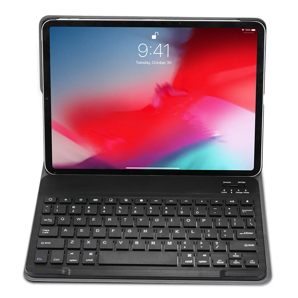 Imagem -02 - Capa de Couro para Ipad Pro 11 Tampa Destacável sem Fio com Bluetooth Suporte para Celular Fina Compatível com os Modelos 2023 A2013 Atpu