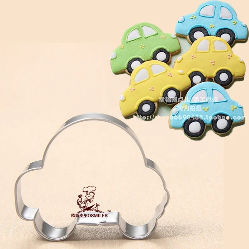 

1pcs patisserie reposteria Classic Cars Moldes Metal Cookie Cutter Cupcake Topper Macaron Pastry Kitchen Cake Decor Tools Bakery