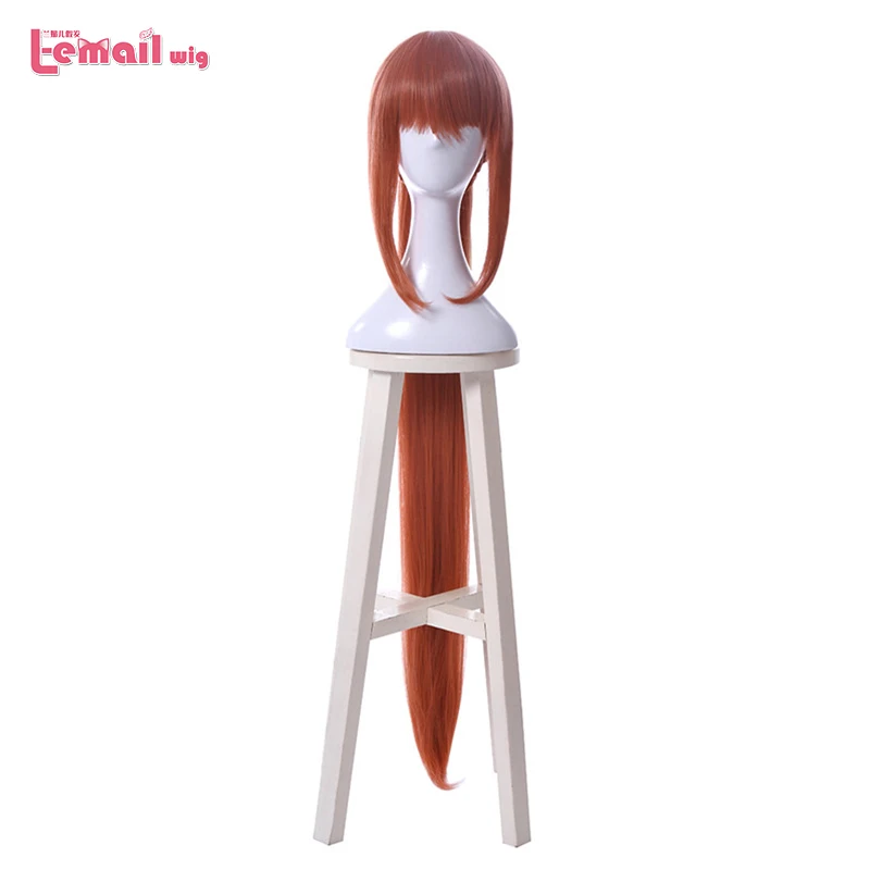 L-email wig DDLC Monika Cosplay Wigs Monika Wig Long Pink Ponytail Cosplay Wig Heat Resistant Synthetic Hair