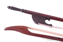 Yinfente 4/4 Violin Bow Baroque Style Brazil Wood Ebony Frog Violin Accessory Parts Natural Horse Hair Black / White Full Size
