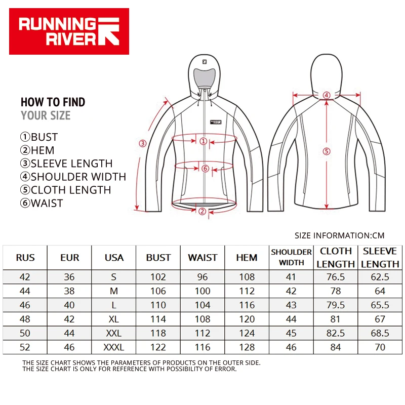 RUNNING RIVER Brand Women Snowboard Jackets For Winter Warm Mid-thigh Outdoor Sports Clothing High Quality Sport Jacket #A6042