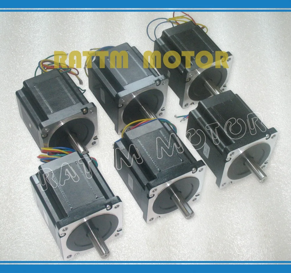 

6pcs Quality NEMA34 878 Oz-in CNC stepper motor stepping motor/4.0A