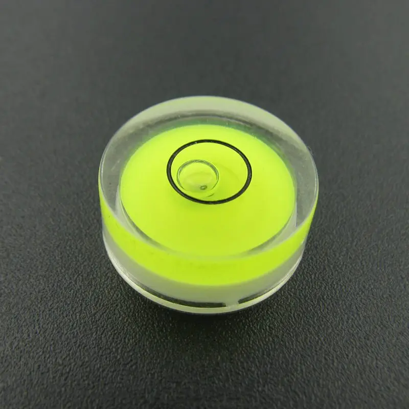 HACCURY 15*6mm plastic bubble level universal protractor Liquid level Indicator Bullseye Level Accessories