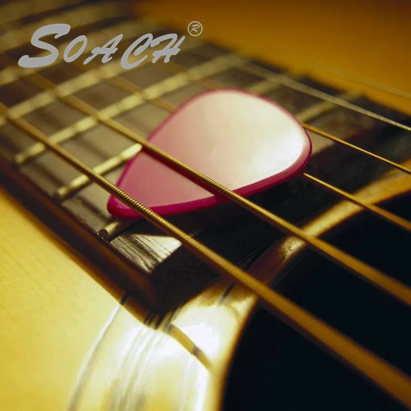 SOACH Order guitar picks made picks for your logo at least 100pcs custom your acoustic guitar pick plucked accessories