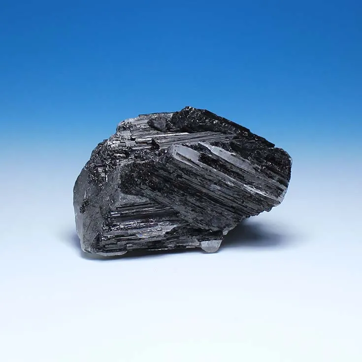 Electric specimen of natural quartz symbiotic black tourmaline crystal tourmaline stone mineral water purification