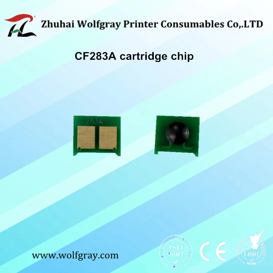 Compatible 20pcs*CF283A 283A 83A toner cartridge Chip For HP LaserJet Pro 100 MFP M125 M127fn M127fw M127 127fn 225dn 226 201