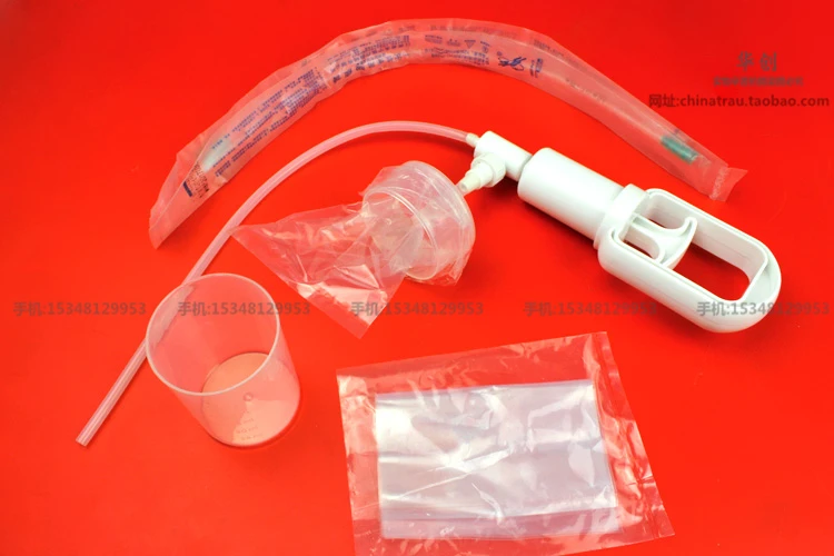 household Manual Sputum Aspirator For Home Hand held sputum suction medical-devices care aspirador Pump Tube catheter aspirators