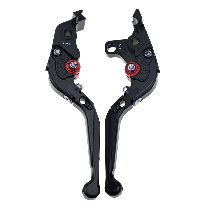 KODASKIN Left and Right  Folding Extendable Brake Clutch Levers for YAMAHA MT-01 2004-2009