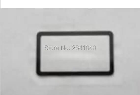 Novo para nikon d7100 topo pequeno exterior tela lcd janela de vidro capa + fita