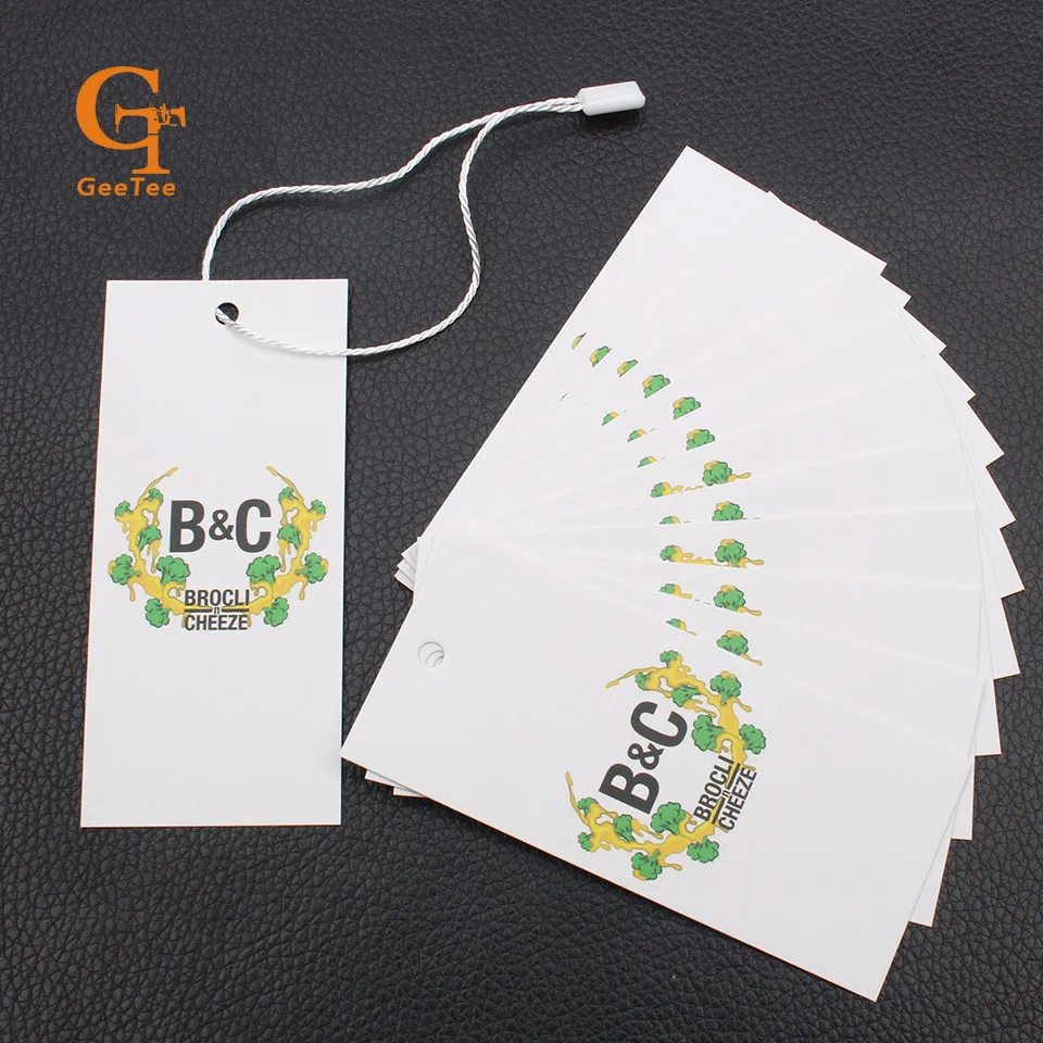 custom logo brand paper price hang tag,personality shop name printing shopping luggage paper labels tags, packaging swing tags image 5