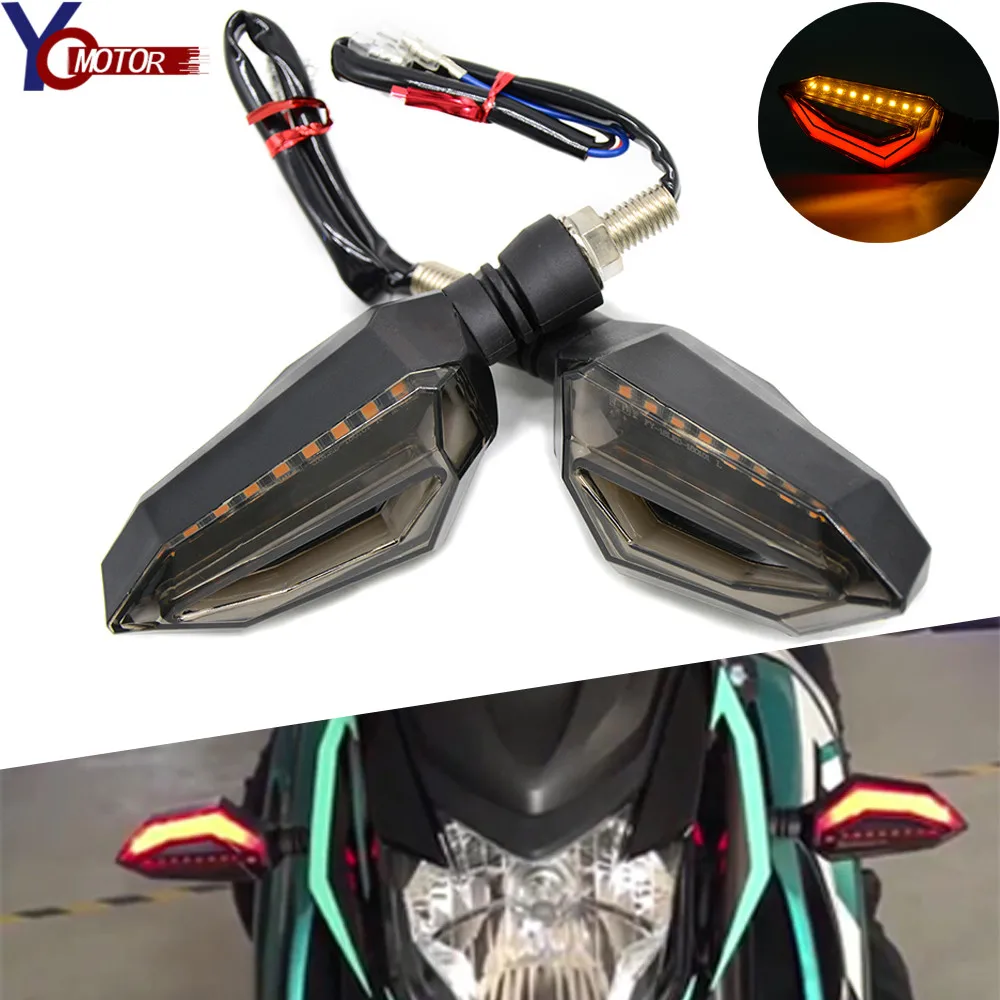 

FOR BMW S1000RR HP4 Motorcycle LED Turn Signal Lights Amber Lamp Indicators Blinkers Universal for HONDA CBR 600 F2,F3,F4,F4i