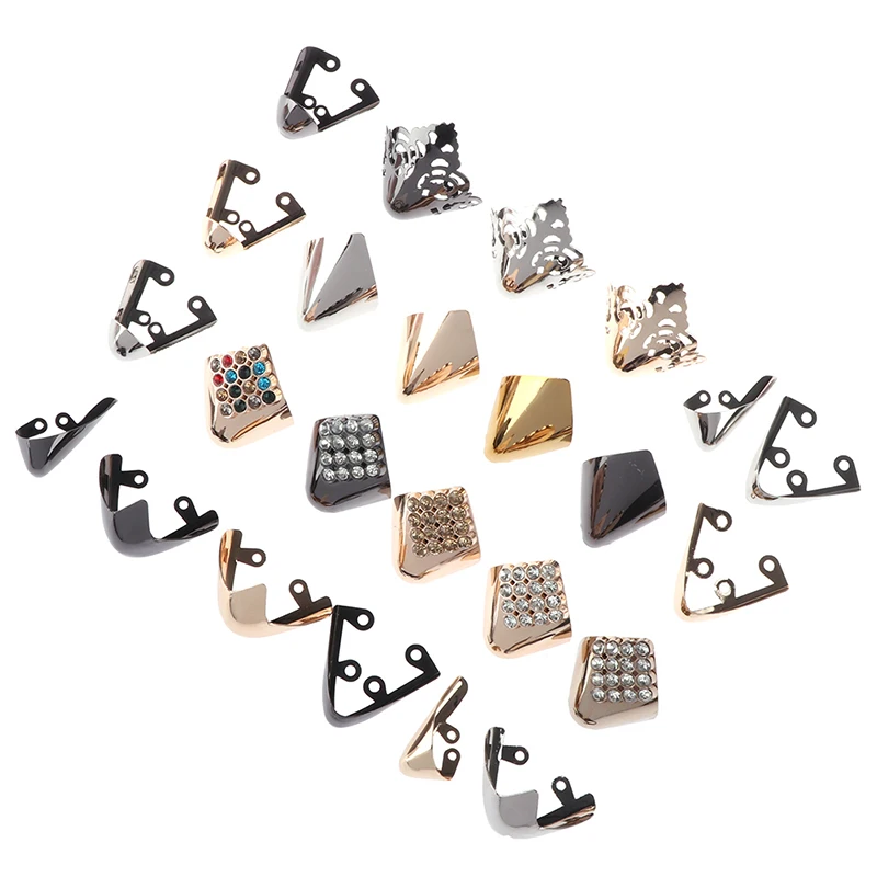 1Pair Shoes Toe Protection Metal Material Shoes Clips for Decorations High Heels Shoe Broken Reapair Accessories