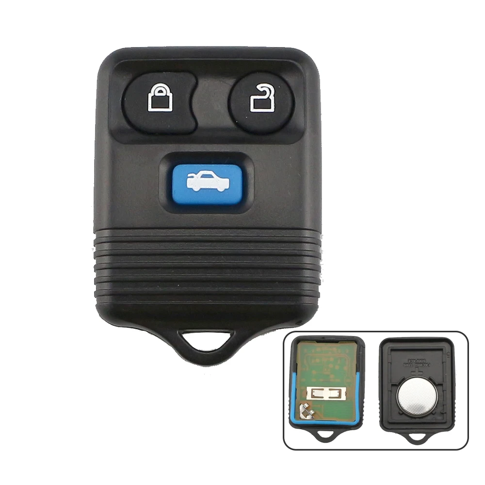 YIQIXIN 315/433MHz 3/4 Button Remote Car Key For Ford Focus Complete Escape Explorer Mustang Thunderbird Lincoln Transit Town