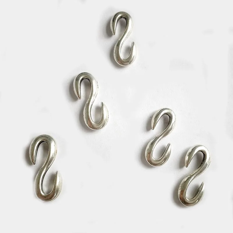 10pcs S Hook Clasp Jewelry For Bracelet Necklace Making Parts DIY Fashion Jewelry Accessories Findings