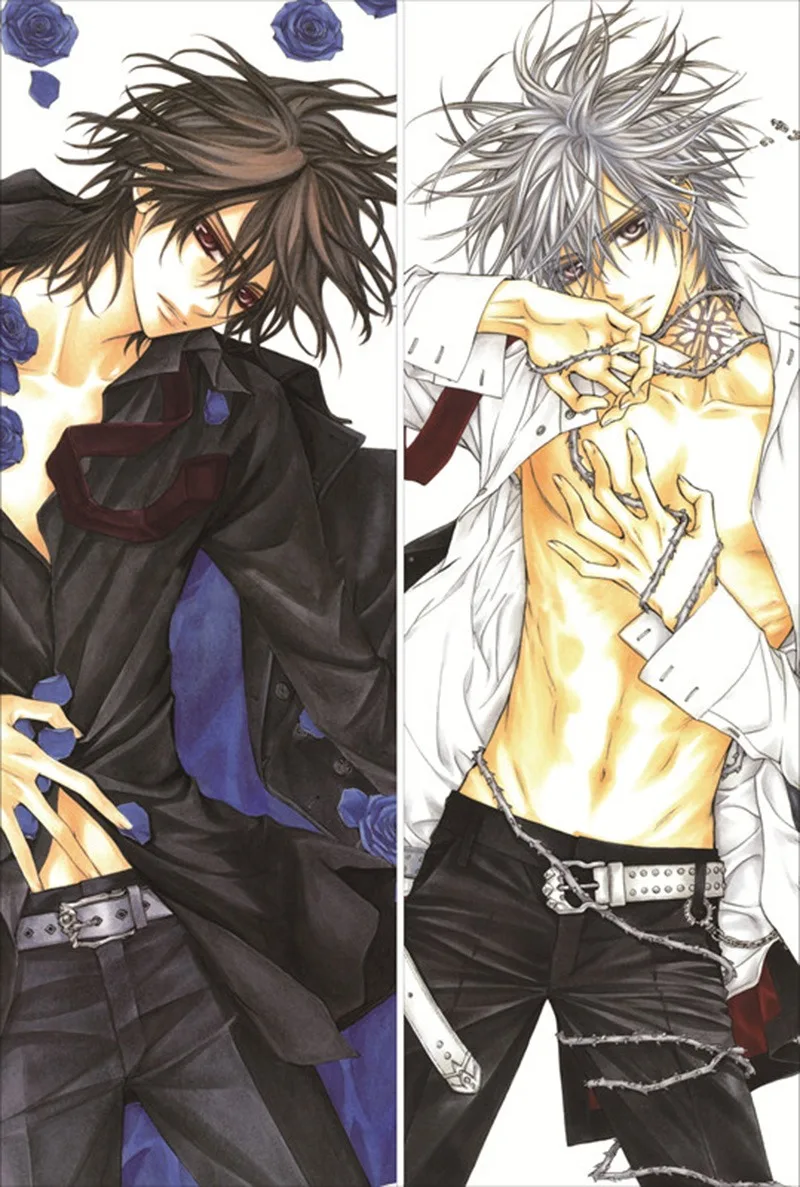 

Japanese Anime Vampire Knight Kaname & Zero Male BL Pillow Cover Case Hugging Body SM431