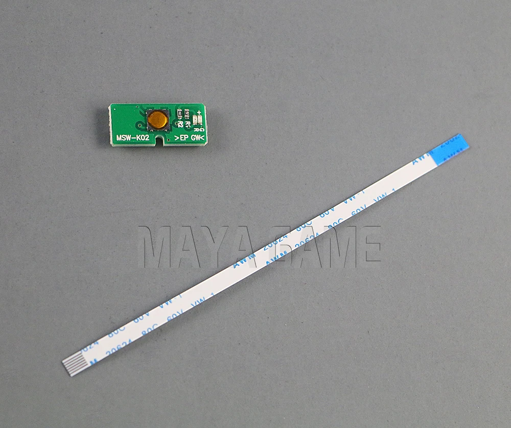 1 مجموعة استبدال الطاقة على إيقاف التبديل مجلس PBC بطاقة ل PS3 سوبر سليم MSW-K02 CECH-4000 4001 40xx مع كابل