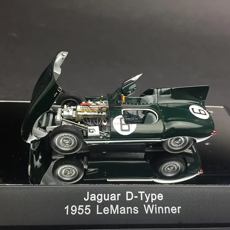 New Vintage Die-cast Metal 1/43 Jaguar D-type Car Desktop Display Collection Model Toys For Children