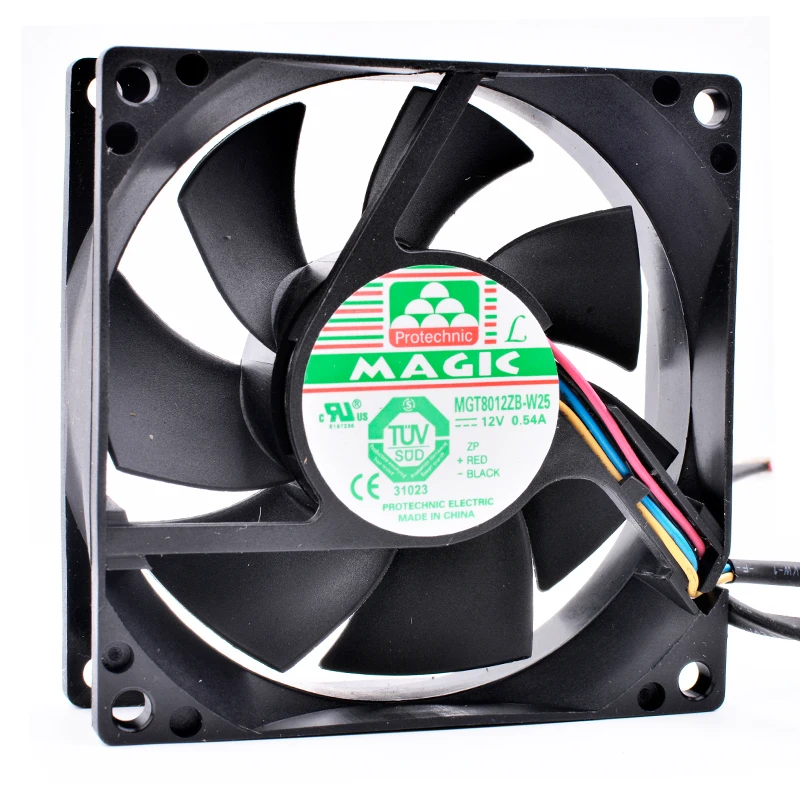 

MGT8012ZB-W25 8cm 8025 80mm fan 80x80x25mm DC12V 0.54A Server chassis power supply large air volume cooling fan